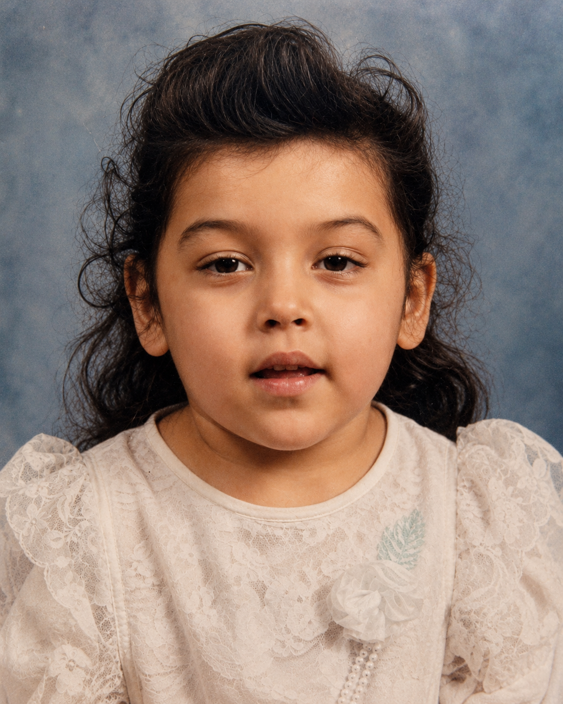 A young Raquel Ramirez pictured as a child